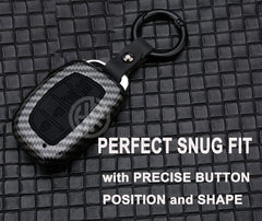 Premium Carbon Fiber Key Cover Case Hyundai Tucson