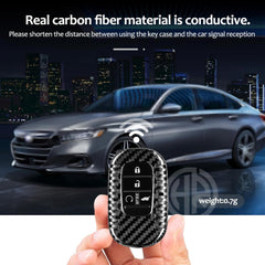 Premium Carbon Fiber Key Cover For Honda Civic 2022