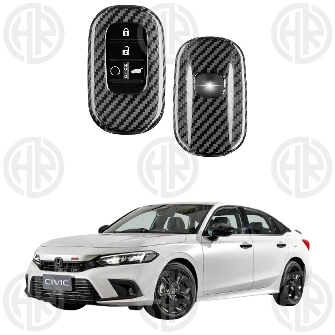 Honda Civic 2022 Smart Key Carbon Fiber Cover Lightweight & Durable