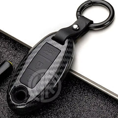Premium Carbon Fiber Key Cover Case Nissan Note
