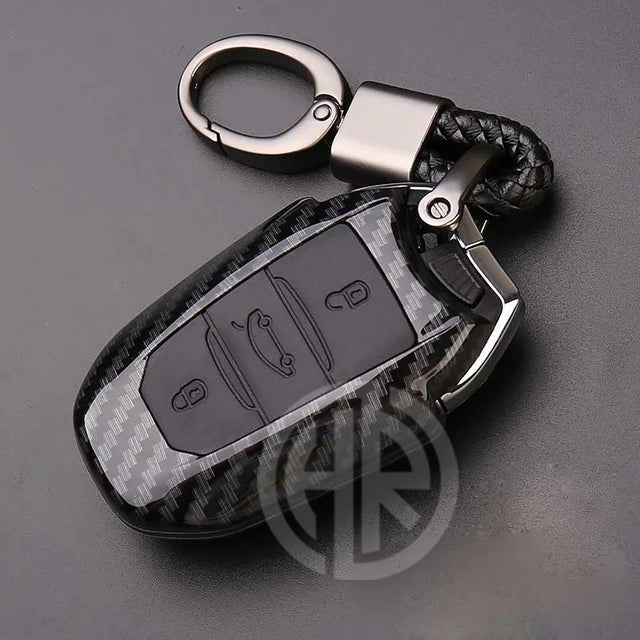 Carbon Fiber Key Cover for PEUGEOT 2008