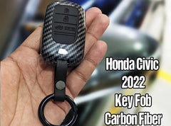 Carbon Fiber Key Cover for Honda Civic 2022 (3 Button)