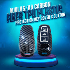 Carbon Fiber Key Cover for Audi A5/A6
