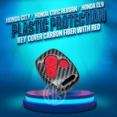 Carbon Fiber Key Cover for Honda City 2009-2021