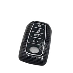 Toyota Fortuner Key Cover in Carbon Fiber Stylish & Scratch Resistant (4 Button)