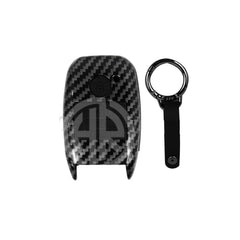 KIA Sportage Key Cover 2019–2021 Carbon Fiber Design with Key Chain