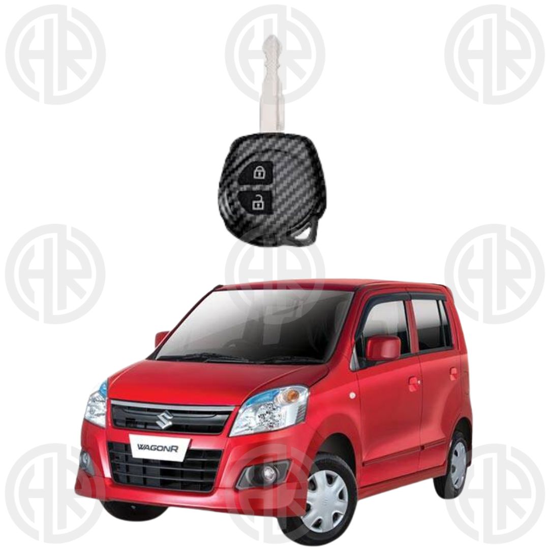 Suzuki Wagon R Carbon Fiber Car Key Cover Sporty Look & Protection
