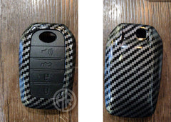 Carbon Fiber Protection Key Cover for Toyota Hilux Revo 2016-2021 (3 Button)