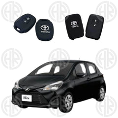 Toyota Vitz Premium PVC Silicone Key Cover Durable Protection Case