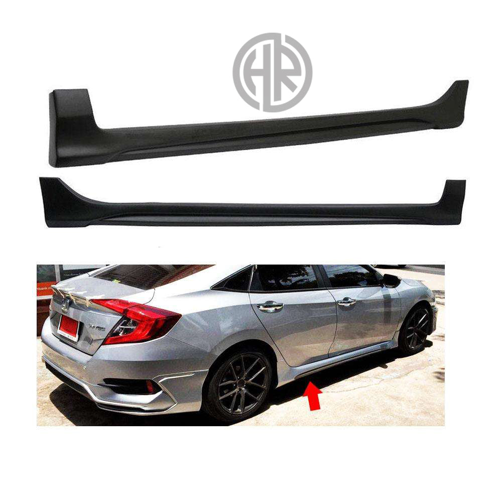 Side Skirts Without Paint For Honda Civic