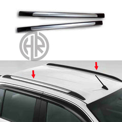 Black & Silver Roof Rail for Toyota Hilux REVO