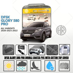 Non Woven Anti Scratchproof Waterproof Car Top Cover for DFSK Glory 580 2020-2024