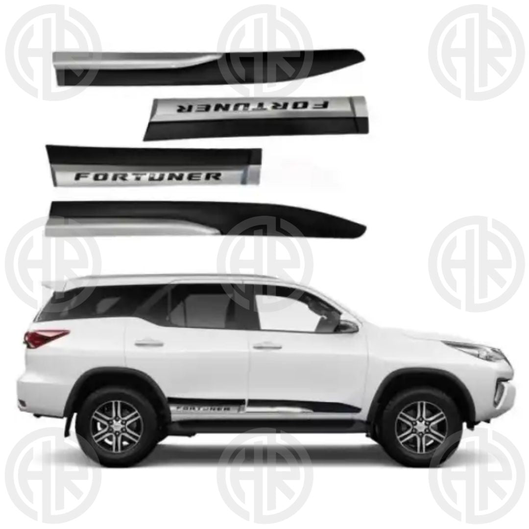 Toyota Fortuner (2016–2021) Chrome Side Door Molding Premium Protection Trim