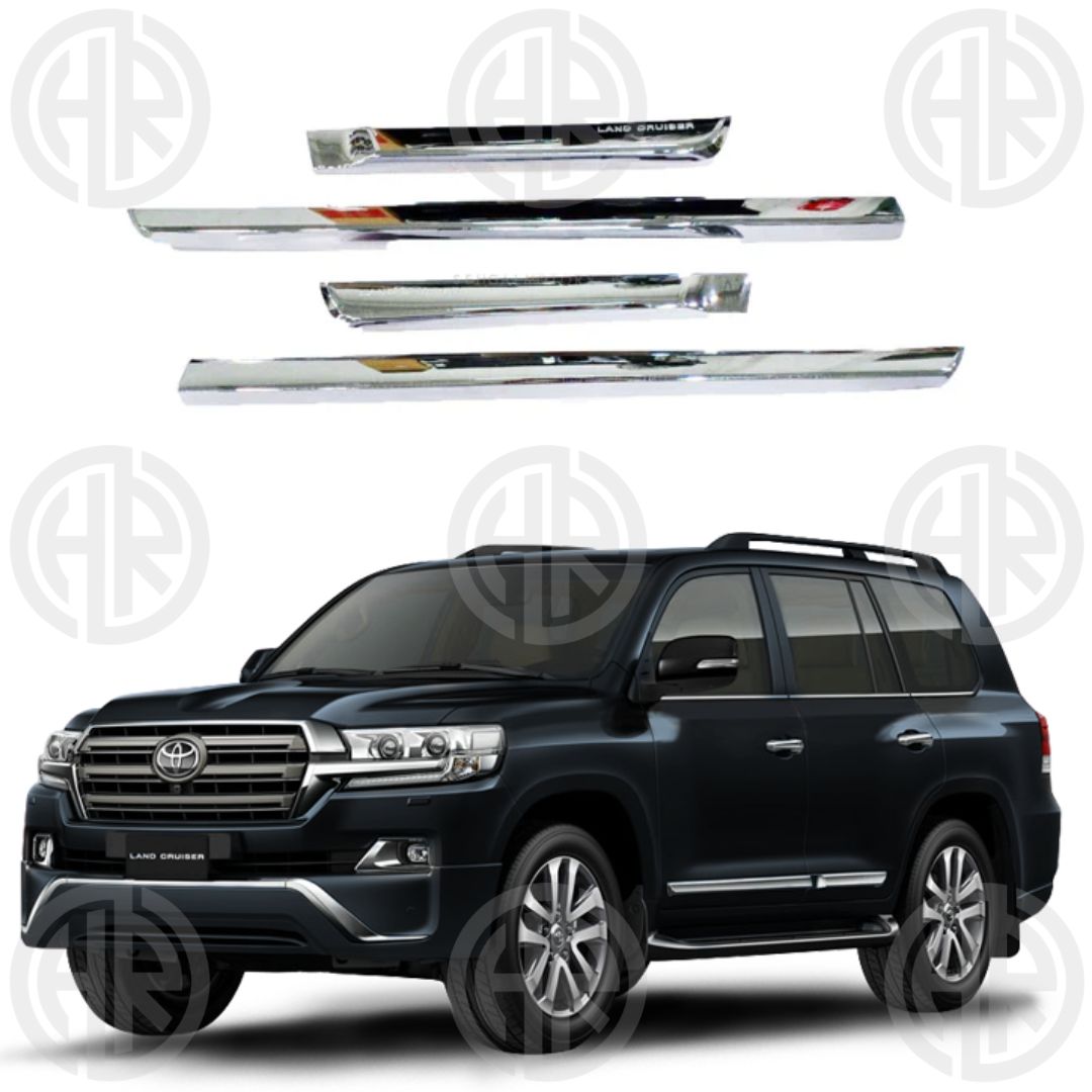 Toyota Land Cruiser 2015–2021 Chrome Door Molding Stylish & Protective Upgrade