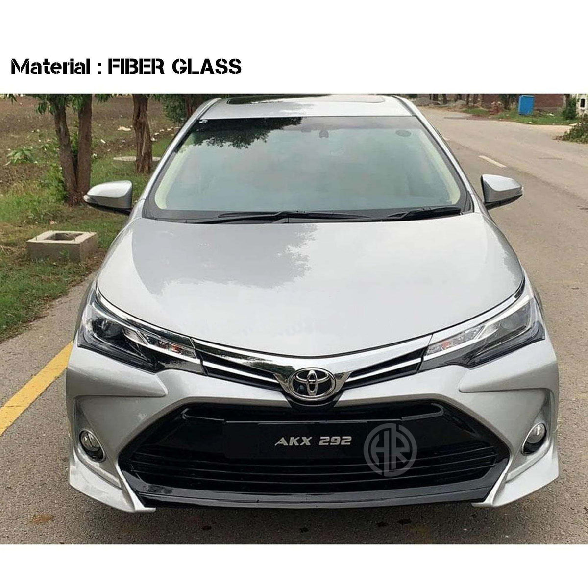 Camry Style Front Bumper with Chrome for Toyota Corolla Altis X