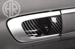 Carbon Fiber Inner Door Handle Bowl Covers for Hyundai Sonata