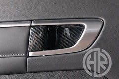 Carbon Fiber Inner Door Handle Bowl Covers for Hyundai Sonata
