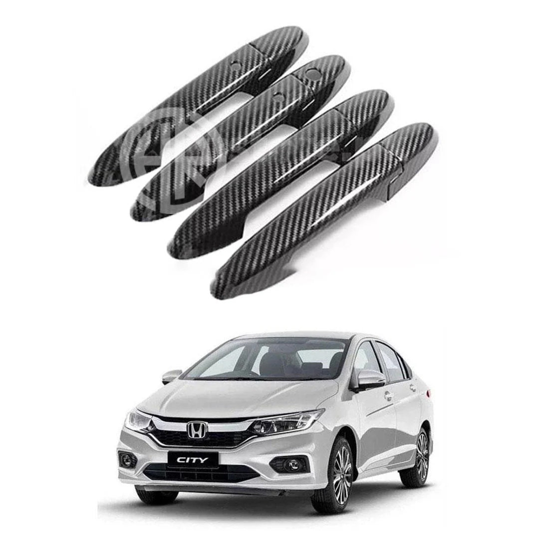 Carbon Fiber Door Handle Covers for Honda City 2021-2022