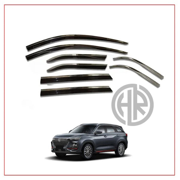 TXR Air Press Chrome Sun Visors 8 Pcs Set for CHANGAN OSHAN X7
