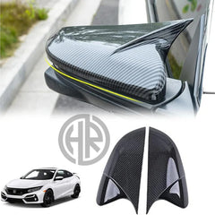 Carbon Fiber Side Mirror Covers for Honda Civic 2016-2021
