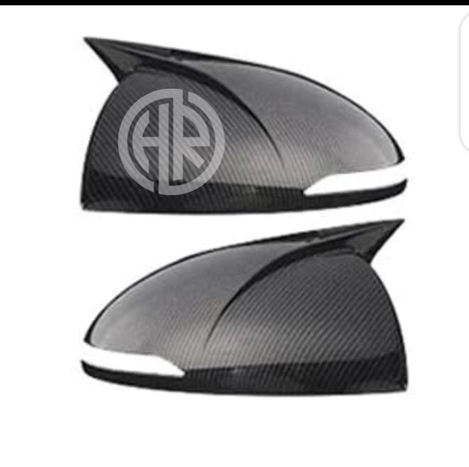Carbon Fiber Batman Style Side Mirror Covers for Hyundai Sonata