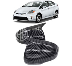 Carbon Fiber Side Mirror Covers for Toyota Prius