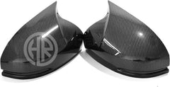 Carbon Fiber Batman Style Side Mirror Covers with Indicator for Honda City 2009-2021