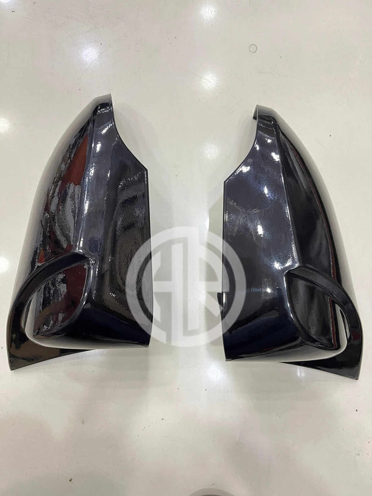 Glossy Black Side Mirror Covers for Toyota Corolla 2015-2024