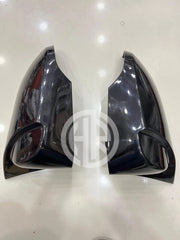 Glossy Black Side Mirror Covers for Toyota Corolla 2015-2024
