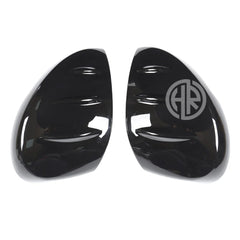 Glossy Black Shark Style Side Mirror Covers for Honda Civic 2022