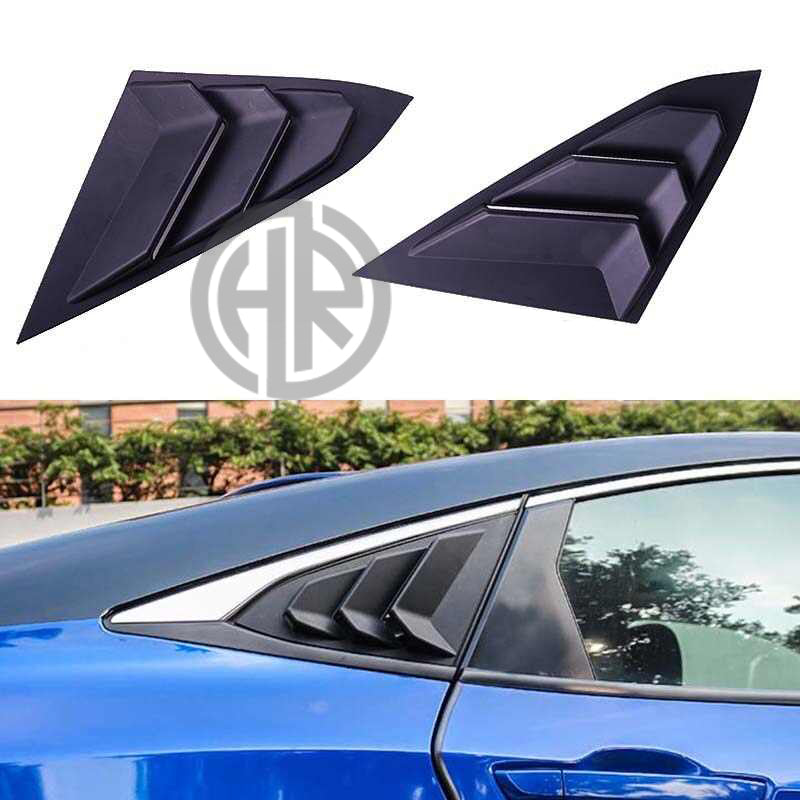 Rear Window Louvers Scoop Covers for Honda Civic X