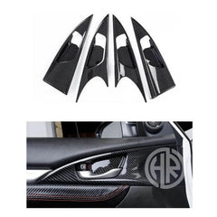 Carbon Fiber Inner Bowl Trim 4 Pcs for Honda Civic X 2016-2021