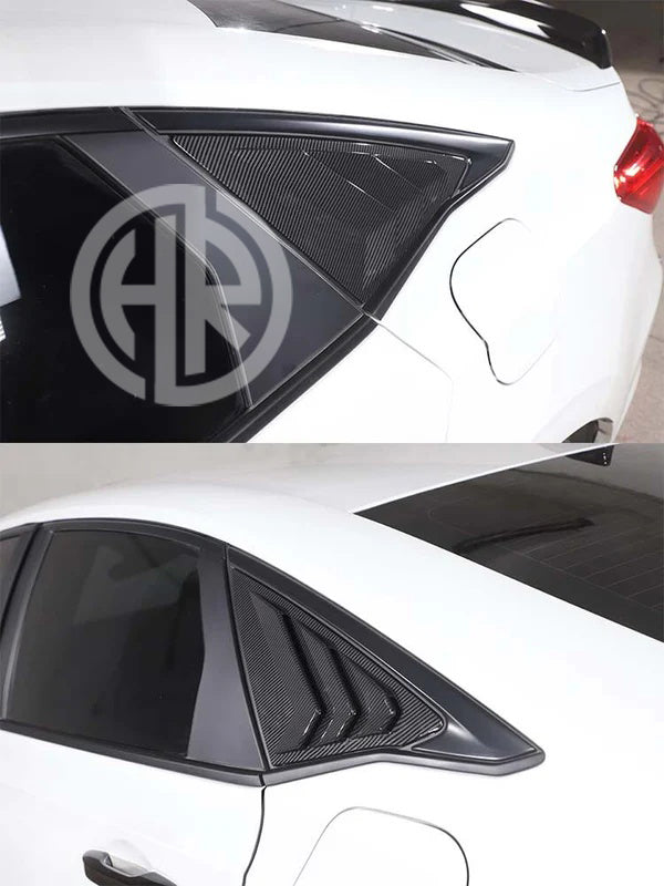 Carbon Fiber Quarter Panel Trim for Honda Civic 2022