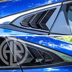 Carbon Fiber Quarter Panel Trim for Honda Civic X