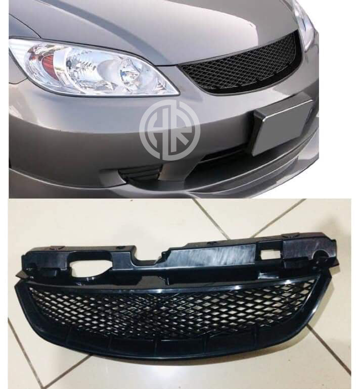 Honda Civic Front Grill for CF4 – ABS Plastic (2001-2004) – Upgrade Your Ride's Style & Performance