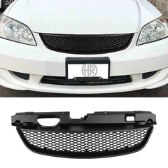 Honda Civic Front Grill for CF4 – ABS Plastic (2001-2004) – Upgrade Your Ride's Style & Performance