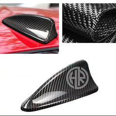 Black & Chrome & Carbon Fiber Shark Fin Antenna