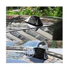Black & Chrome & Carbon Fiber Shark Fin Antenna