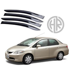 Chrome Air Press Sun Visors for Honda City 2002-2005