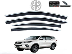 TXR Chrome Air Press Sun Visors for Toyota Fortuner 2021