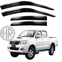 Chrome Air Press Sun Visors for Toyota Vigo Old