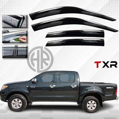 Chrome Air Press Sun Visors for Toyota Vigo Old