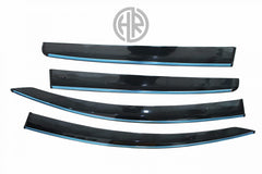 Chrome Air Press Sun Visors for Toyota Vitz 2005