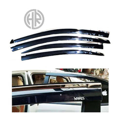 TXR Chrome Air Press Sun Visors for Toyota Yaris