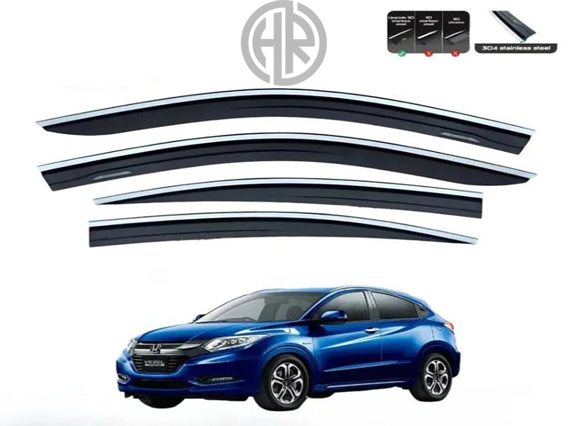 TXR Chrome Air Press Sun Visors for Honda VEZEL 2013-2021