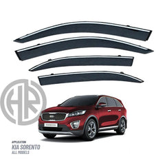 TXR Chrome Air Press Sun Visors For KIA Sorento (2021-2022)