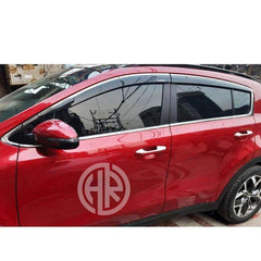 TXR Chrome Air Press Sun Visors For KIA Sportage (2019-2021)