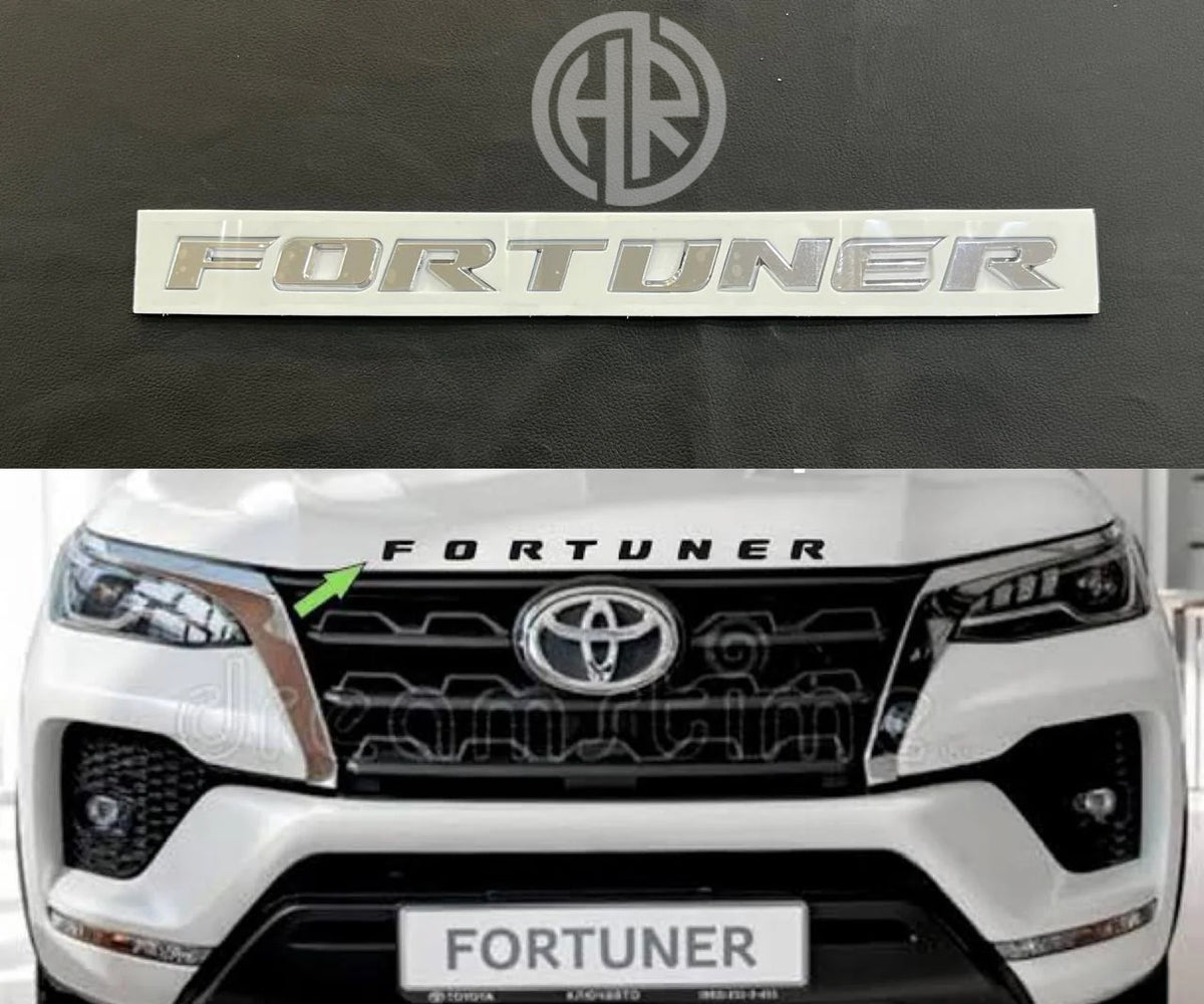 Chrome Bonnet Emblem For Toyota Fortuner