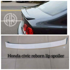 Black Lip Spoiler For Honda Civic Reborn