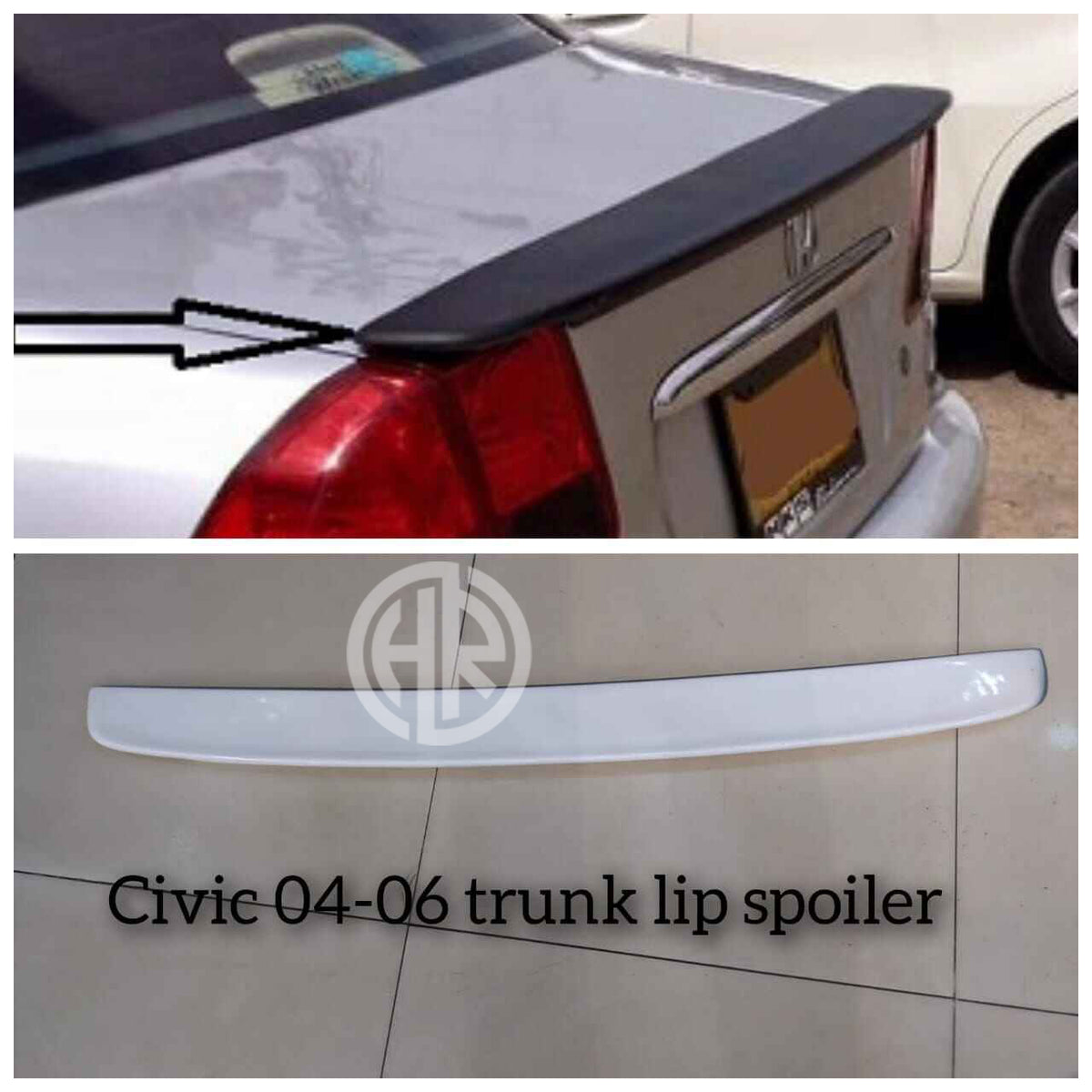 Standard Trunk Lip Spoiler For Honda Civic